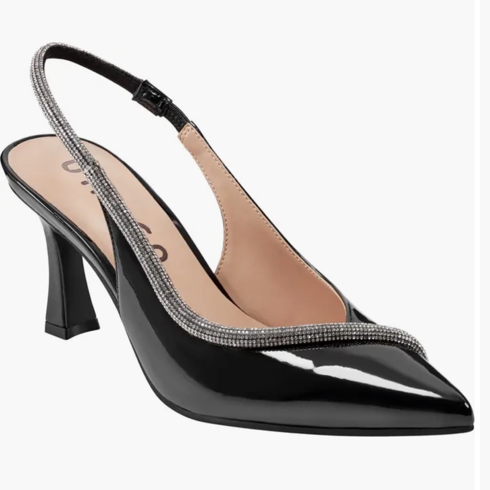 Unisa Black Slingback Pump / Stiletto
